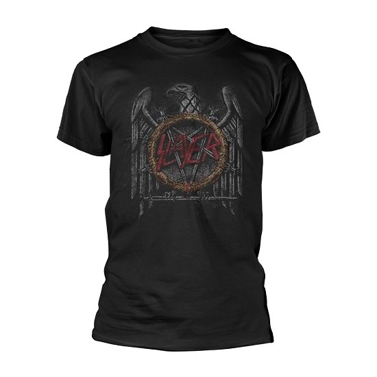 Slayer Unisex Vintage T-Shirt: Eagle - Slayer - Mercancía - BRAVADO - 5055979992752 - 26 de noviembre de 2018