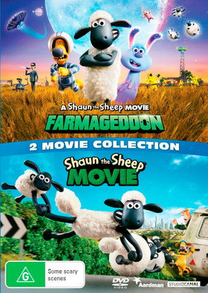 2 Movie Collection (A Shaun the Sheep Movie: Farmageddon / Shaun the Sheep Movie) - Fletcher, Justin, Sparkes, John, Morrell, Chris, Djalili, Omid, Nyman, Andy, Webber, Richard, Holt, David, Harbour, Kate, Hands, Tim, Vitale, Amalia, Sugg, Joe, Greenall, Simon, Tate, Emma, Paulson, Jack, Connolly, Sean, Burton, Henry, Vyas, Dhimant, Lau - Filmes - UNIVERSAL SONY PICTURES P/L - 9317731157752 - 22 de abril de 2020