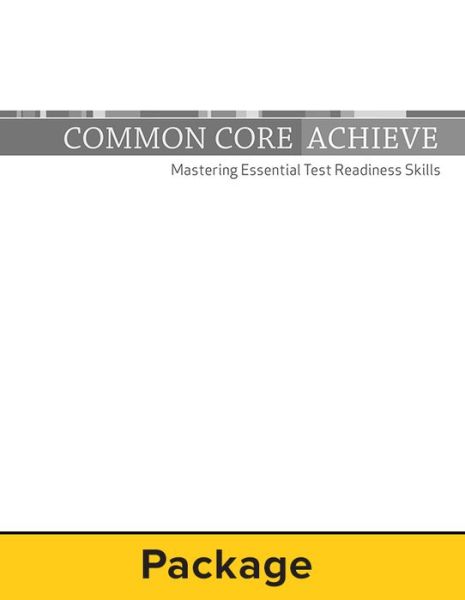 Cover for Contemporary · Common Core Achieve, Subject Module 5 Copy Set (Paperback Book) (2014)