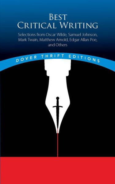 Best Critical Writing - Thrift Editions - Oscar Wilde - Books - Dover Publications Inc. - 9780486826752 - September 30, 2019