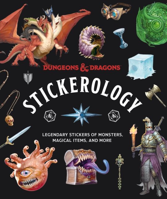 Dungeons & Dragons Stickerology: Legendary Stickers of Monsters, Magical Items, and More: Stickers for Journals, Water Bottles, Laptops, Planners, and More - Licensed, Official Dungeons & Dragons - Książki - Random House USA Inc - 9780593580752 - 10 października 2023
