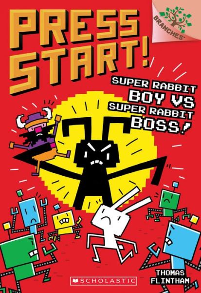 Cover for Thomas Flintham · Super Rabbit Boy vs. Super Rabbit Boss!: A Branches Book (Press Start! #4) - Press Start! (Paperback Book) (2018)