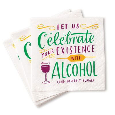 Cover for Em &amp; Friends · Em &amp; Friends Celebrate Existence Cocktail Napkins  Pack of 20 (MERCH) (2019)