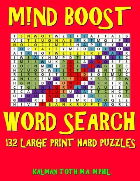 Cover for Kalman Toth M a M Phil · M!nd Boost Word Search (Paperback Book) (2018)