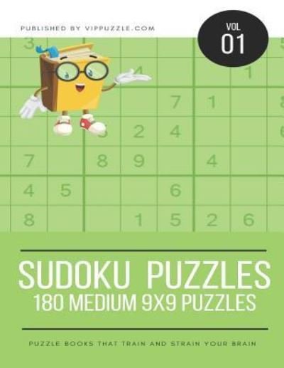Cover for VIP Puzzle · Sudoku Puzzles - 180 Medium 9x9 Puzzles (Paperback Book) (2018)