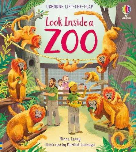 Look Inside a Zoo - Look Inside - Minna Lacey - Books - Usborne Publishing Ltd - 9781803701752 - April 27, 2023