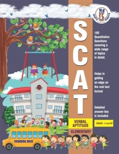 SCAT Verbal Aptitude - Grades 4 and Up - Gowri M Vemuri - Bøger - Math-Knots LLC - 9781950573752 - 21. februar 2020