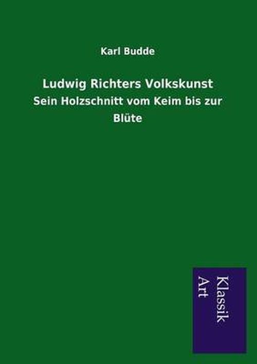 Cover for Karl Budde · Ludwig Richters Volkskunst (Paperback Book) [German edition] (2013)