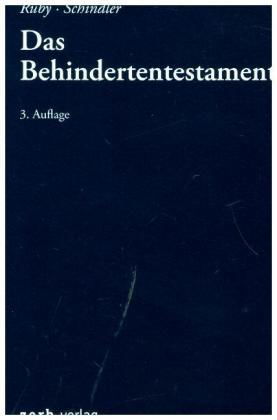 Cover for Ruby · Das Behindertentestament (Buch)