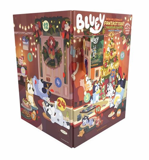Bluey: Bluey - Den allermest fantastiske julekalender - Ludo Studio Pty Ltd - Books - Gyldendal - 9788702427752 - October 8, 2025