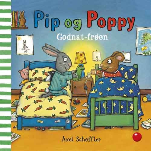 Cover for Axel Scheffler · Pip og Poppy: Pip og Poppy: Godnat-frøen (Bound Book) [1st edition] (2024)