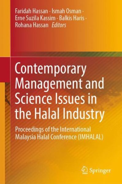 Cover for Contemporary Management and Science Issues in the Halal Industry (Book) [1st ed. 2019 edition] (2019)