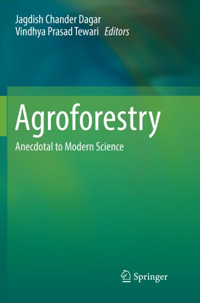 Cover for Agroforestry (Book) [Softcover reprint of the original 1st ed. 2017 edition] (2018)