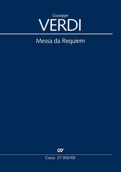 Requiem,KA.CV27.303/03 - Verdi - Livros -  - 9790007097752 - 