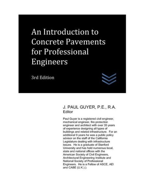 Cover for J Paul Guyer · An Introduction to Concrete Pavements for Professional Engineers (Pocketbok) (2021)