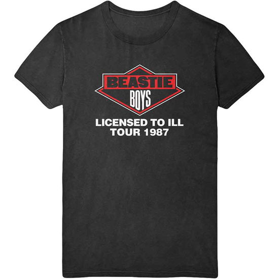 The Beastie Boys Unisex T-Shirt: Licensed To Ill Tour 1987 - Beastie Boys - The - Merchandise -  - 9950670387752 - 