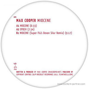 Miocene (Super Flu Rmx) - Max Cooper - Music - herzblut - 9952381736752 - October 21, 2011