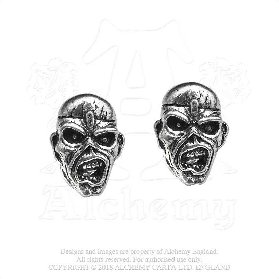 Cover for Iron Maiden · Iron Maiden Piece Of Mind Eddie Stud Earrings (MERCH) (2019)