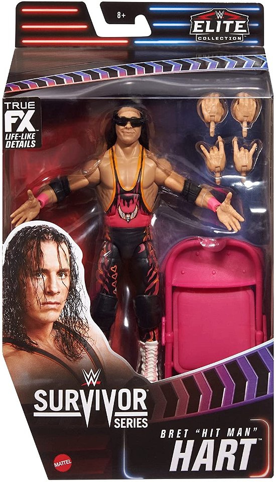 Cover for Wwe · Wrestling: Mattel - Wwe Survivor Series Bret 'Hit Man' Hart (Elite Collection) A (Toys)