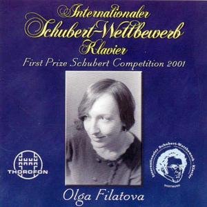 Cover for Schubert / Filatova,olga · First Prize Schubert Competition 2001 (CD) (2002)