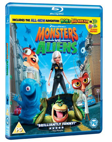 Cover for Monsters vs. Aliens [edizione: · Monsters Vs. Aliens [Edizione: Regno Unito] (Blu-ray) (2009)