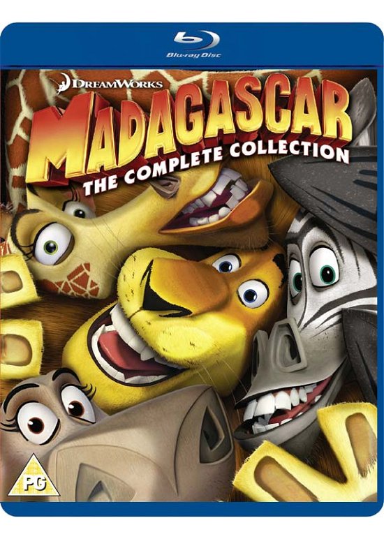 Cover for Madagascar · Madagascar 1-3 (Blu-ray) (2013)