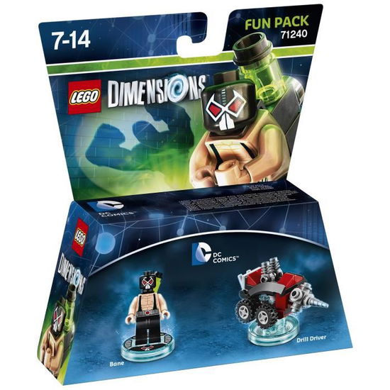 Cover for Lego Dimensions Fun Pack  Bane DC Comics DELETED LINE Video Game Toy (MERCH)