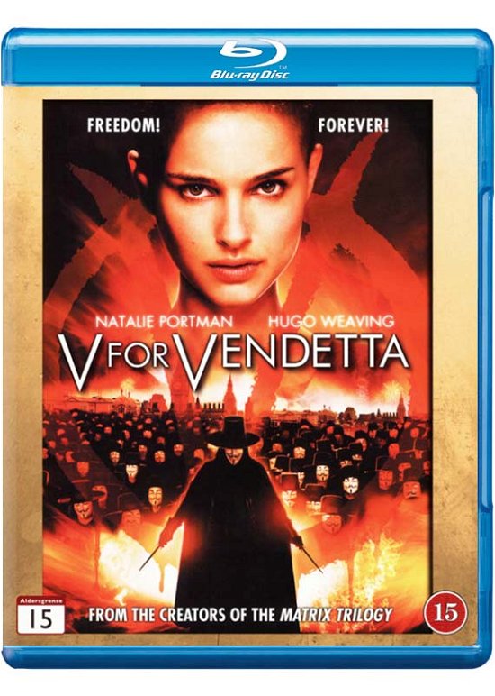 Cover for V for Vendetta (Blu-ray) [Standard edition] (2008)