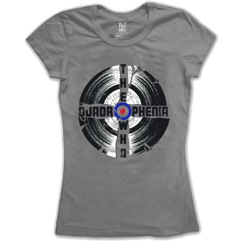 Cover for The Who · The Who Ladies T-Shirt: Quadrophenia (T-shirt) [size S] [Grey - Ladies edition] (2016)