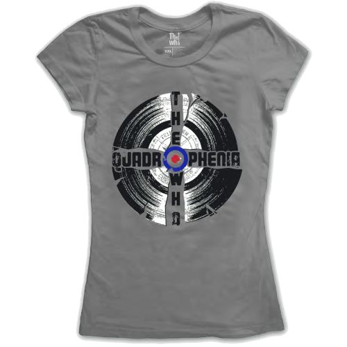 Cover for The Who · The Who Ladies T-Shirt: Quadrophenia (T-shirt) [size S] [Grey - Ladies edition] (2016)