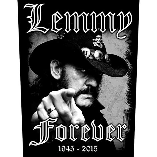 Lemmy Back Patch: Forever - Lemmy - Produtos - PHD - 5055339777753 - 19 de agosto de 2019