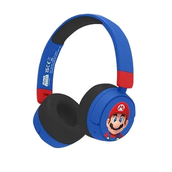 Cover for OTL Bluetooth Wireless Junior Super Mario Headphones Mario Face Headphones (MERCH)