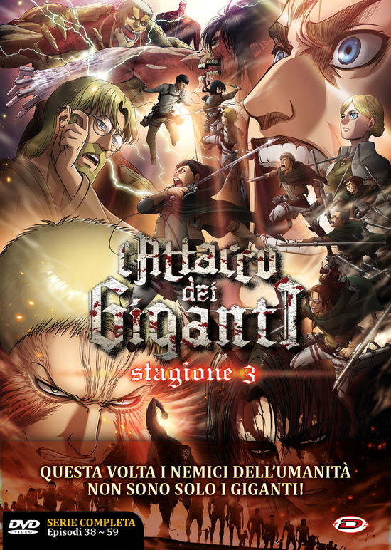 Stagione 03 The Complete Series (4 Dvd) (Eps 01-22) - Attacco Dei Giganti (L') - Film -  - 8019824924753 - 23. marts 2022