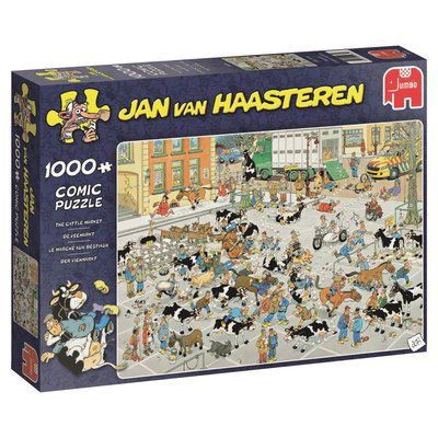 Puzzel JvH: De Veemarkt 1000 stukjes (19075) - Jumbo - Marchandise - Jumbo - 8710126190753 - 27 mai 2020