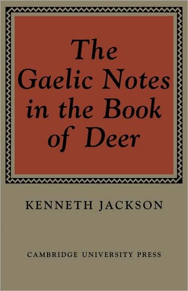 Cover for Kenneth Jackson · The Gaelic Notes in the Book of Deer (Paperback Bog) (2008)