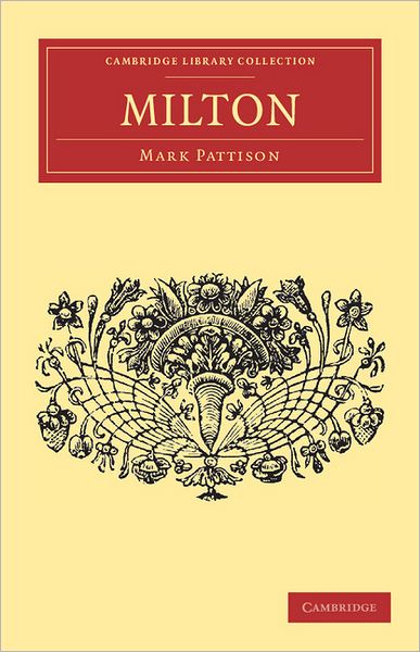 Cover for Mark Pattison · Milton - English Men of Letters 39 Volume Set (Paperback Book) (2011)