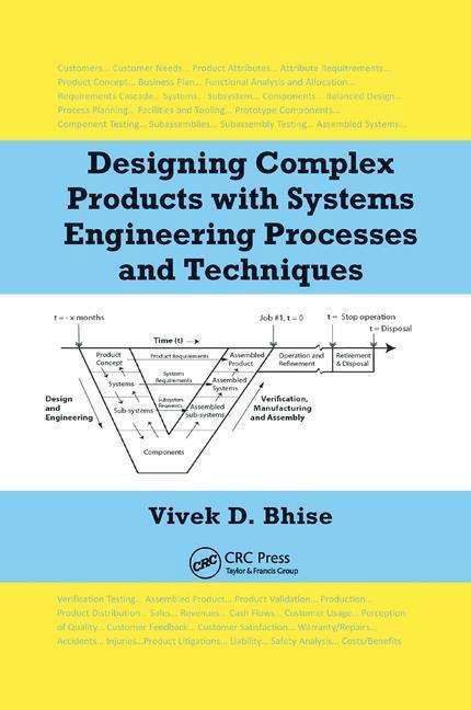 Cover for Bhise, Vivek D. (University of Michigan - Dearborn, USA) · Designing Complex Products with Systems Engineering Processes and Techniques (Paperback Book) (2017)