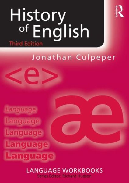 Cover for Culpeper, Jonathan (Lancaster University, UK) · History of English - Language Workbooks (Paperback Book) (2015)