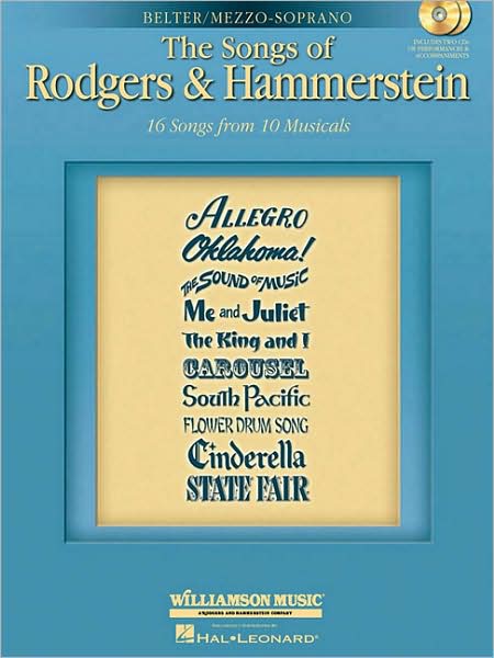 Cover for Hammerstein, Oscar, II · The Songs of Rodgers and Hammerstein (Paperback Book) [Mezzo-soprano edition] (2009)