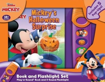 Cover for PI Kids · Disney Junior Mickey Mouse Clubhouse: Mickey's Halloween Surprise Book and 5-Sound Flashlight Set (N/A) (2024)