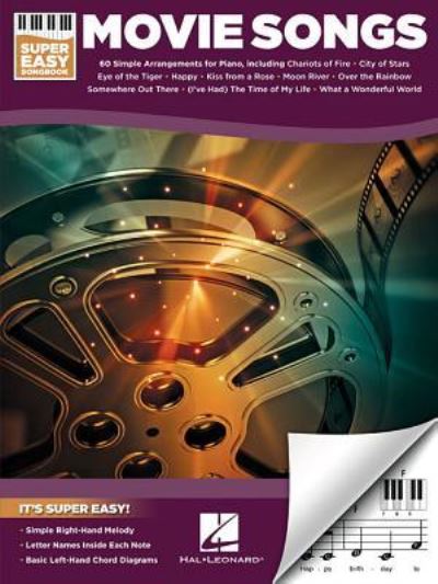 Movie Songs - Super Easy Songbook - Hal Leonard Corp. Staff - Livros - Leonard Corporation, Hal - 9781495093753 - 1 de novembro de 2017