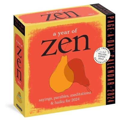 Cover for David Schiller · Year of Zen Page-A-Day Calendar 2024: Sayings, Parables, Meditations &amp; Haiku for 2024 (Calendar) (2023)