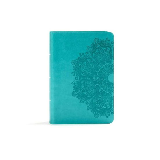 Cover for Holman Bible Staff Holman Bible Staff · KJV Large Print Compact Reference Bible, Teal LeatherTouch (Læderbog) (2019)