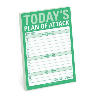 Knock Knock Today's Plan of Attack Great Big Stickies - Knock Knock - Bøker - Knock Knock - 9781601067753 - 3. september 2015