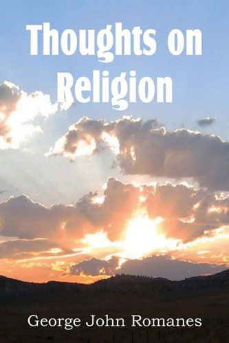 Cover for George John Romanes · Thoughts on Religion (Paperback Book) (2011)