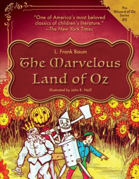 Cover for L. Frank Baum · The Marvelous Land of Oz (Hardcover bog) (2022)