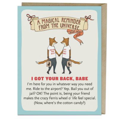 6-Pack Em & Friends Got Your Back Affirmators! Greeting Cards - Suzi Barrett - Inne - Knock Knock - 9781642462753 - 7 stycznia 2021