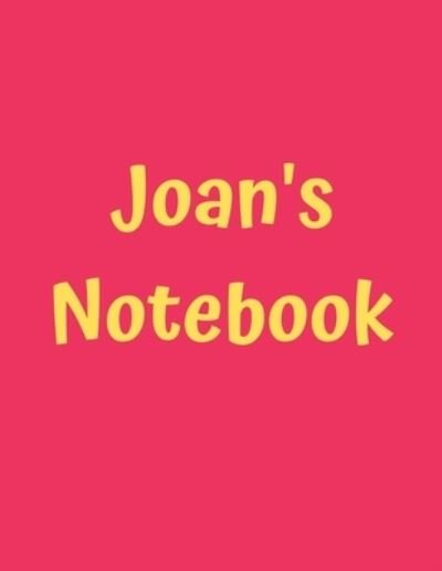 Cover for 99 Notes · Joan's Notebook (Pocketbok) (2019)