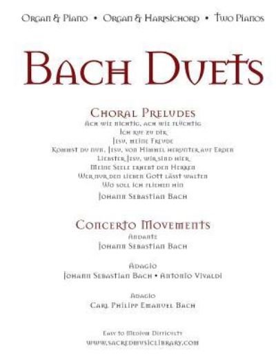 Cover for Johann Sebastian Bach · Bach Duets (Bog) (2018)