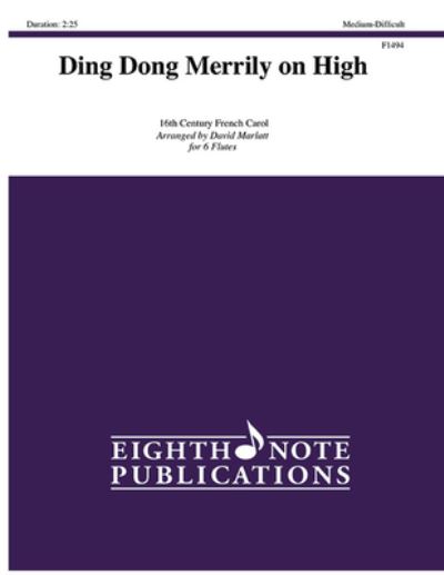 Cover for David Marlatt · Ding Dong Merrily on High (Partituren) (2015)